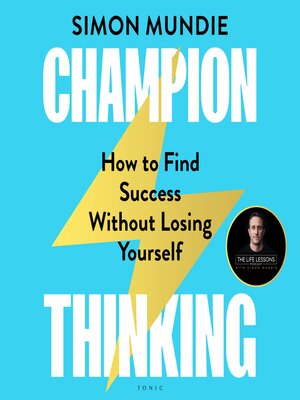 cover image of Champion Thinking